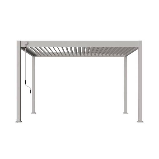 Chalet & Jardin - Pergola bioclimatique - Ombréa VS - autoportante - 3x4M - Beige sable - S1 - 300x400x258 cm - Image 1