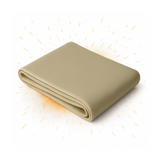 Bâche soudure anti-feu 1x1m - Protection Thermique 550 °C - Fibre de verre Couverture de soudage M0 - Image 1