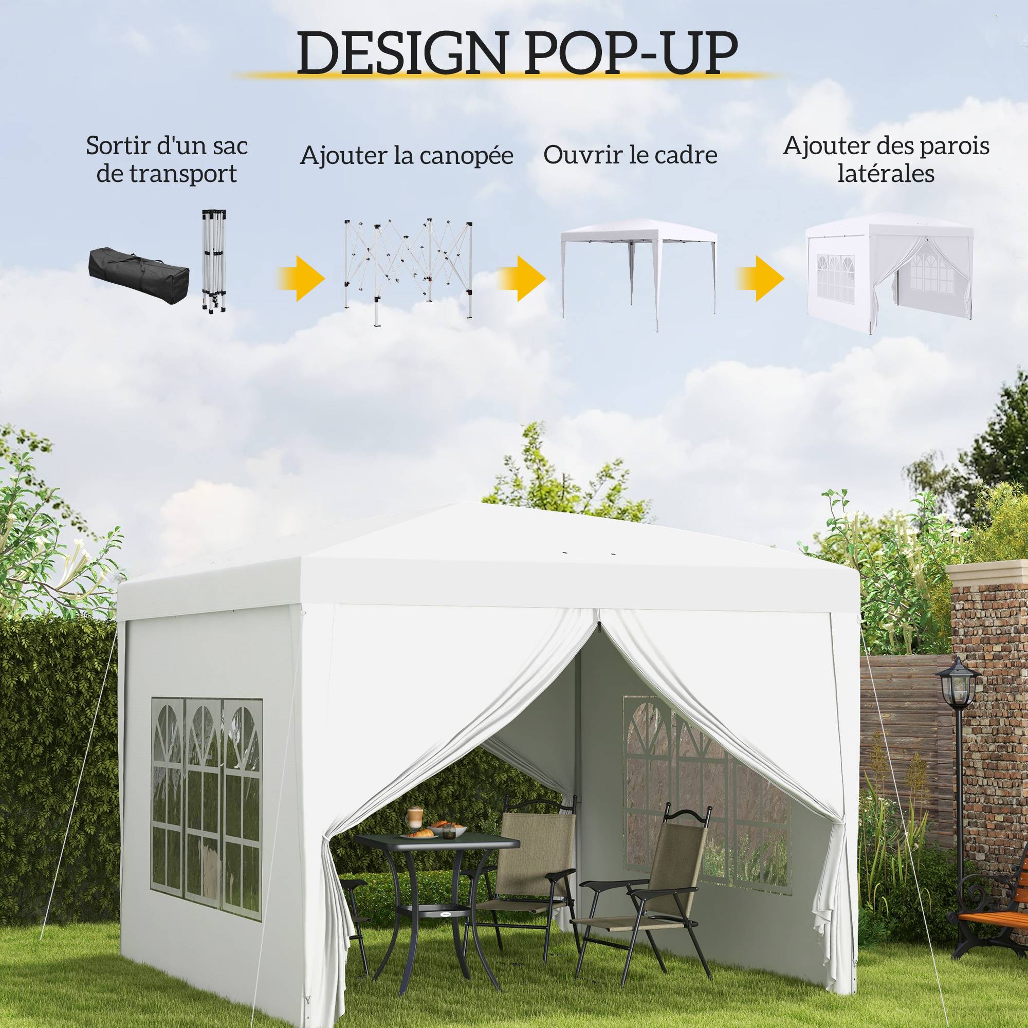 Tonnelle De Jardin 3x3m Avec 4 Sacs De Sable,Tente Pliante Auvent Pliable Impermeable Protection Du Soleil Uv 50 Hauteur Reglable Bleu Woltu 92529882 Tonnelle De Jardin 3x3m Avec 4 Sacs De Sable,Tente Pliante Auvent Pliable Impermeable Protection Du Soleil Uv 50 Hauteur Reglable Bleu Woltu 92529882