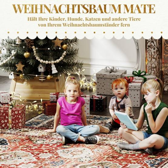 Cache-Pied de Sapin de Noël 65cm en Bois Style Rustique Naturel – ComfortXL Outdoor Living - Image 4