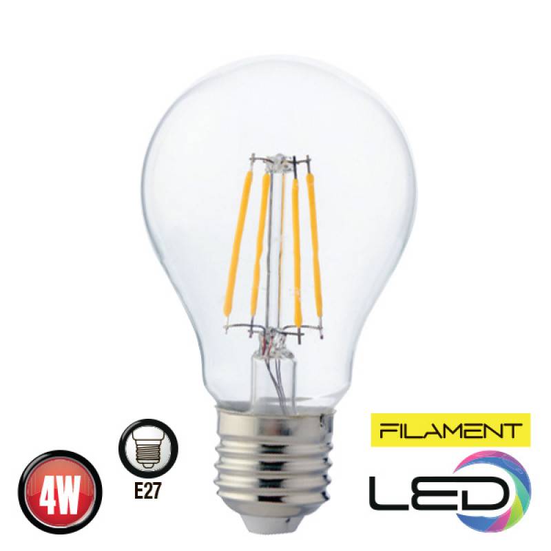 Ampoule LED standard à filament 4W (Eq. 32W) E27 4200K - Image 2