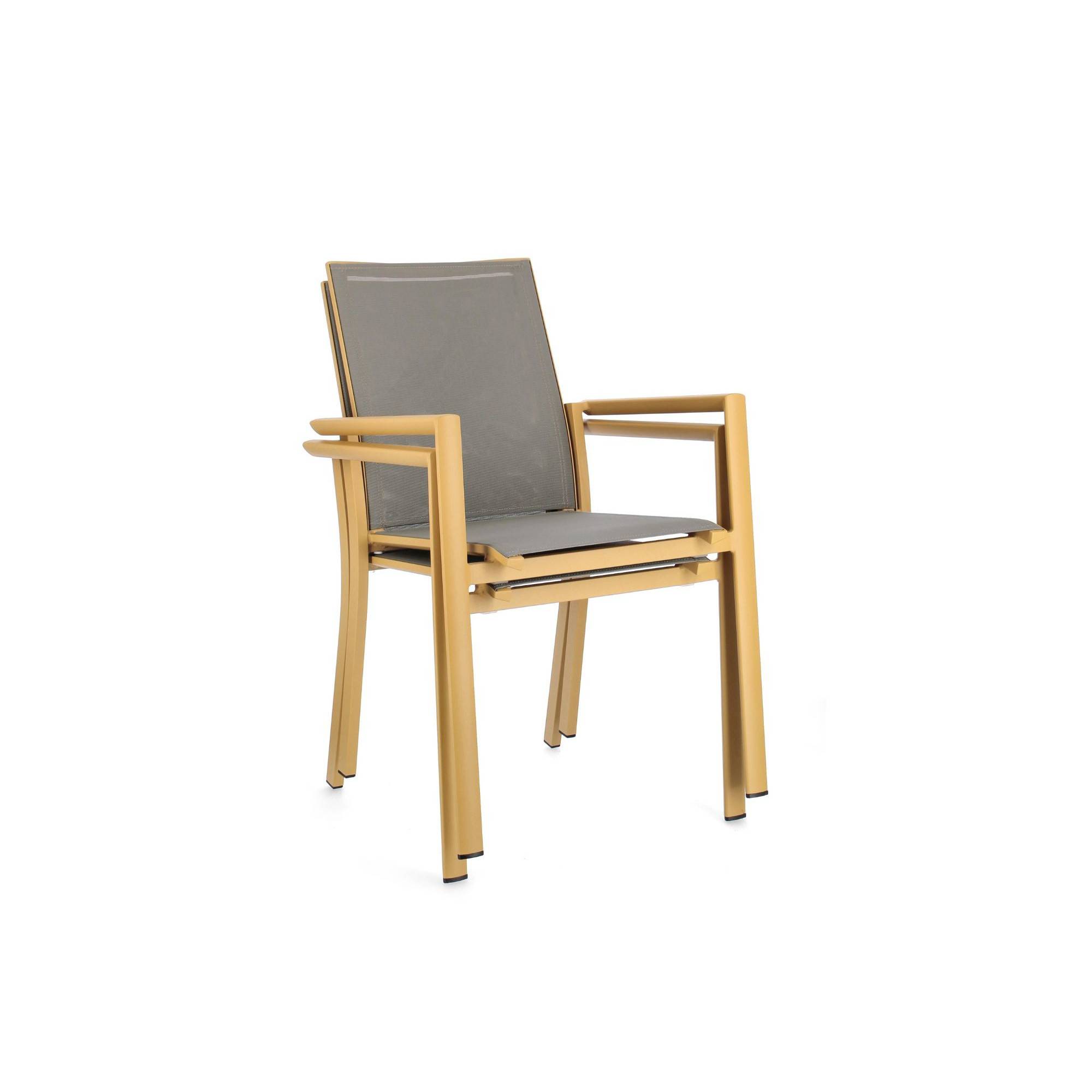 Autre - Chaises de jardin colorées en aluminium (lot de 4) - CASSIS - Imagen 8