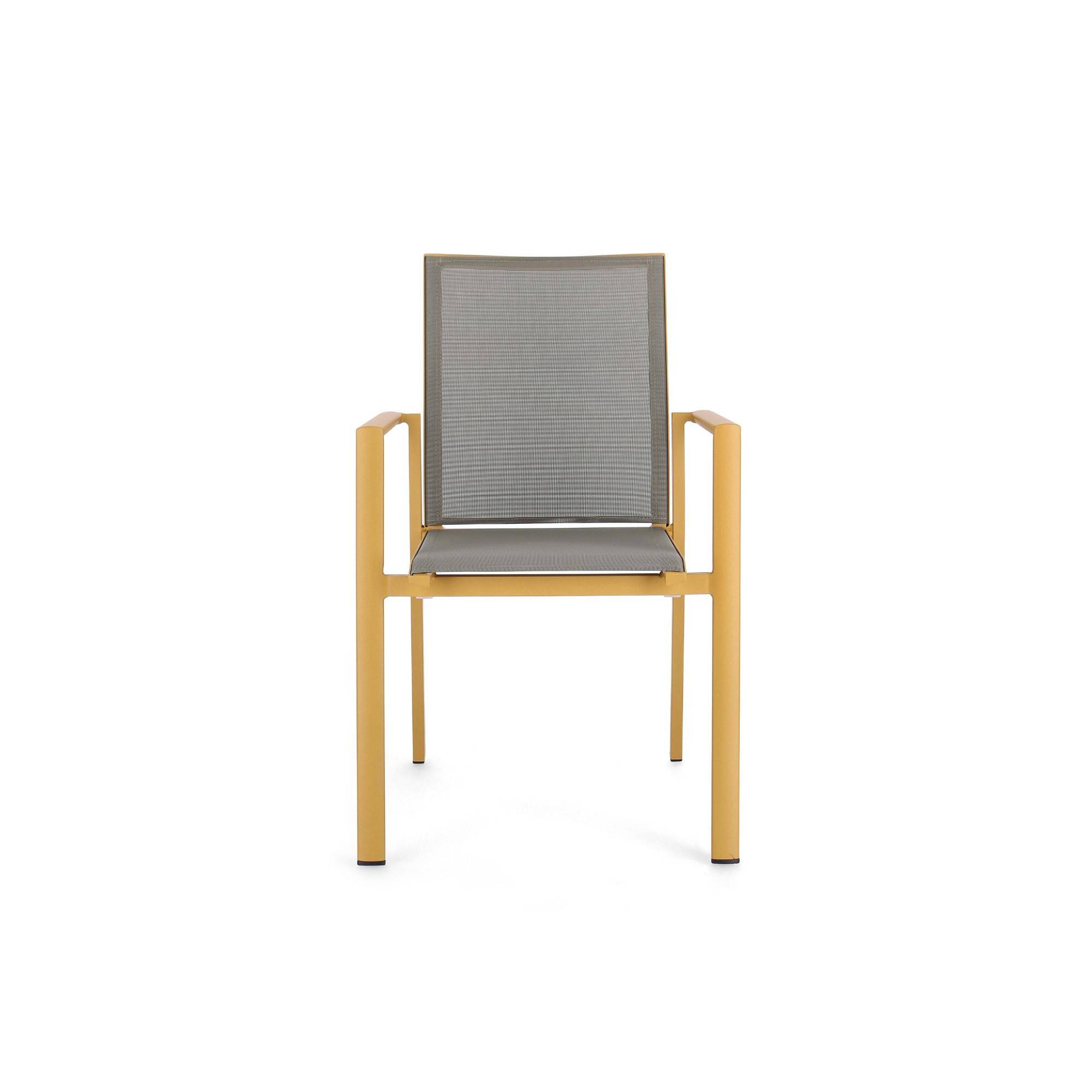 Autre - Chaises de jardin colorées en aluminium (lot de 4) - CASSIS - Imagen 5
