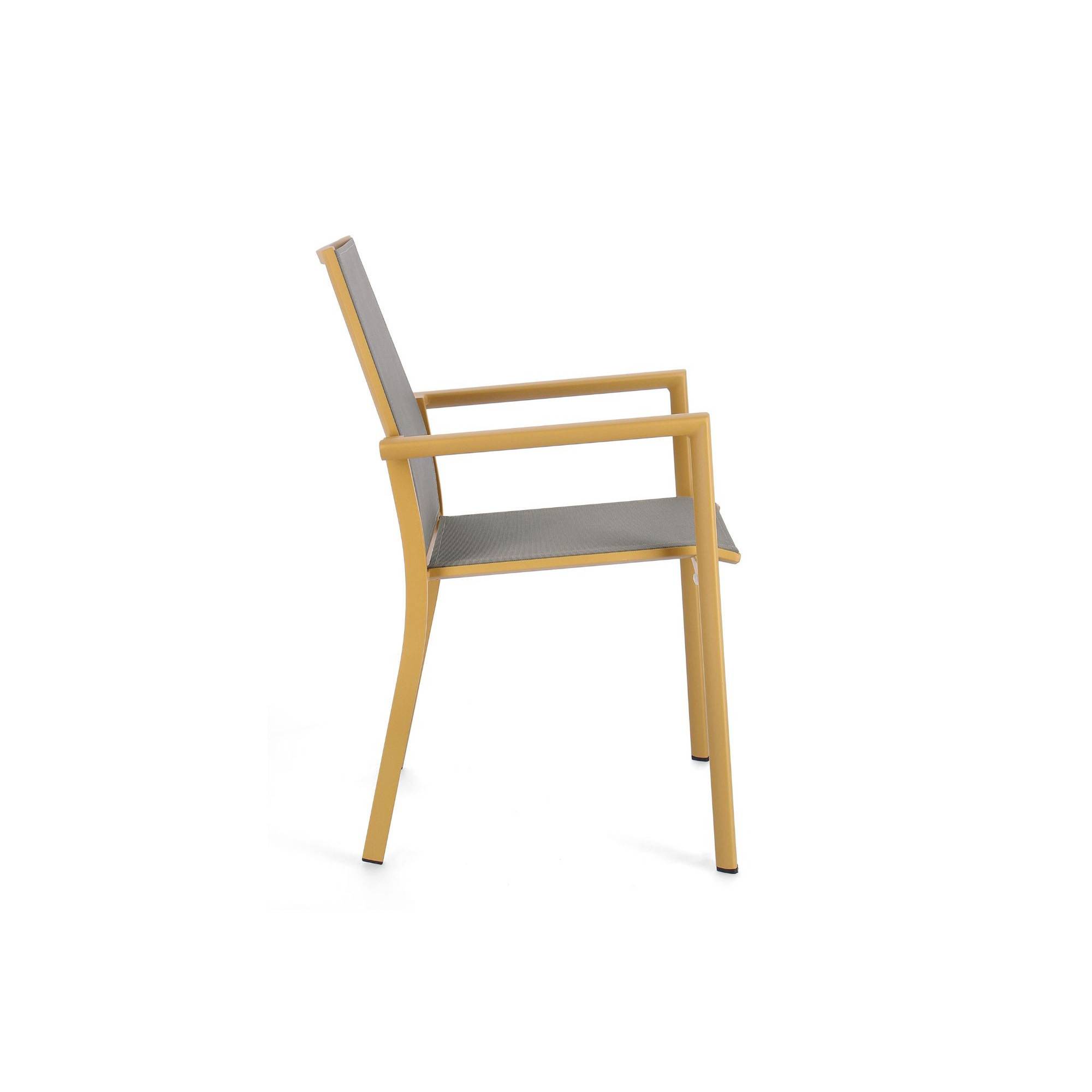 Autre - Chaises de jardin colorées en aluminium (lot de 4) - CASSIS - Imagen 6