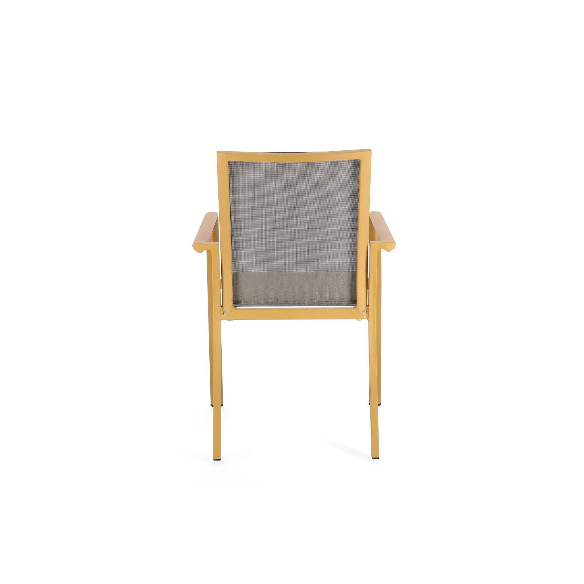 Autre - Chaises de jardin colorées en aluminium (lot de 4) - CASSIS - Imagen 7