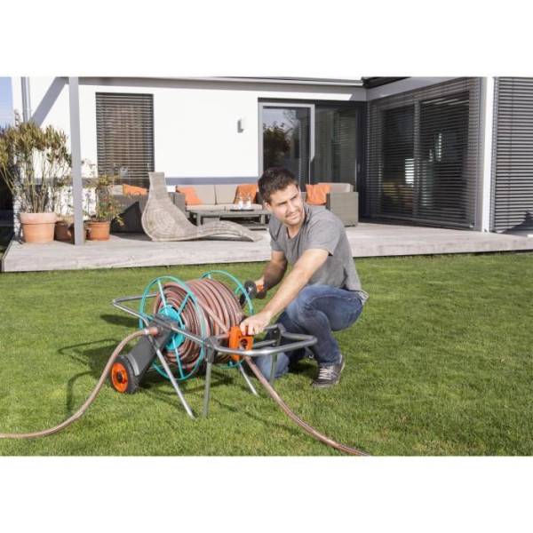 Gardena - Dévidoir d'arrosage métal sur roues 100 Gardena - Imagen 3