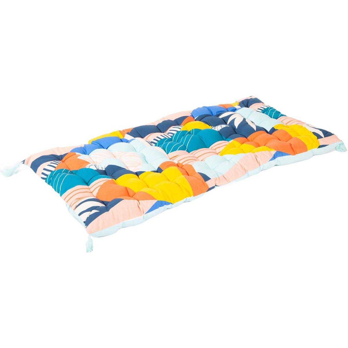 Jardindeco - Futon en coton 120 x 60 x 5 cm - Imagen 1