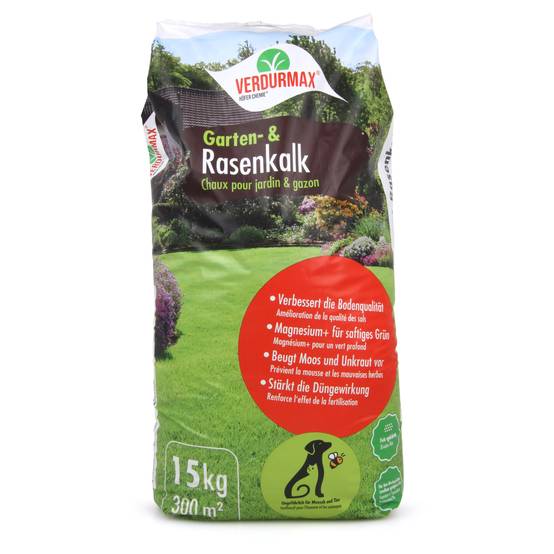 15 kg VERDURMAX® Chaux pour jardin et pelouse x 1 - Image 1