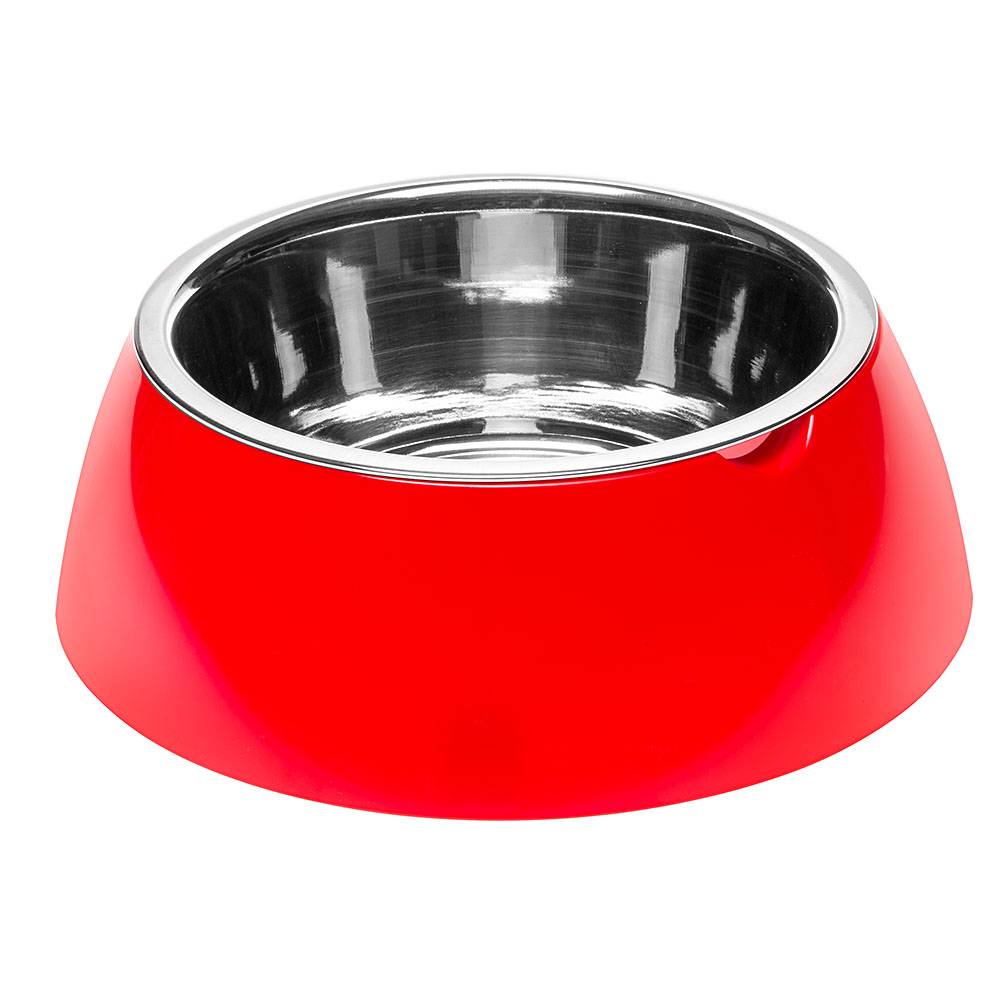 Ferplast - Ferplast Gamelle pour chien Gamelle pour chat Jolie - Gamelles pour eau et nourriture en acier inoxydable avec support en plastique, antidérapant, - Imagen 1