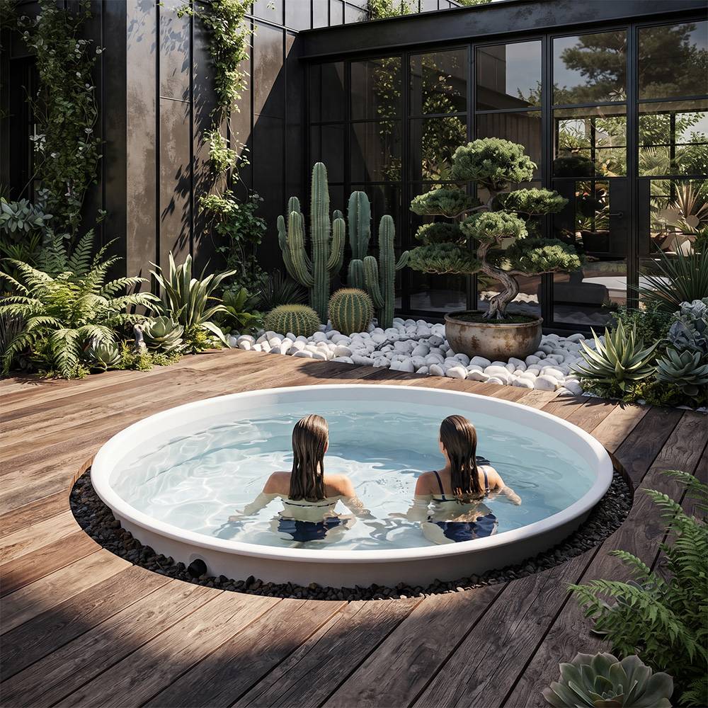 Plast'Up Rotomoulage - Piscine hors-sol 1900l blanche - plast'up rotomoulage - Image 4