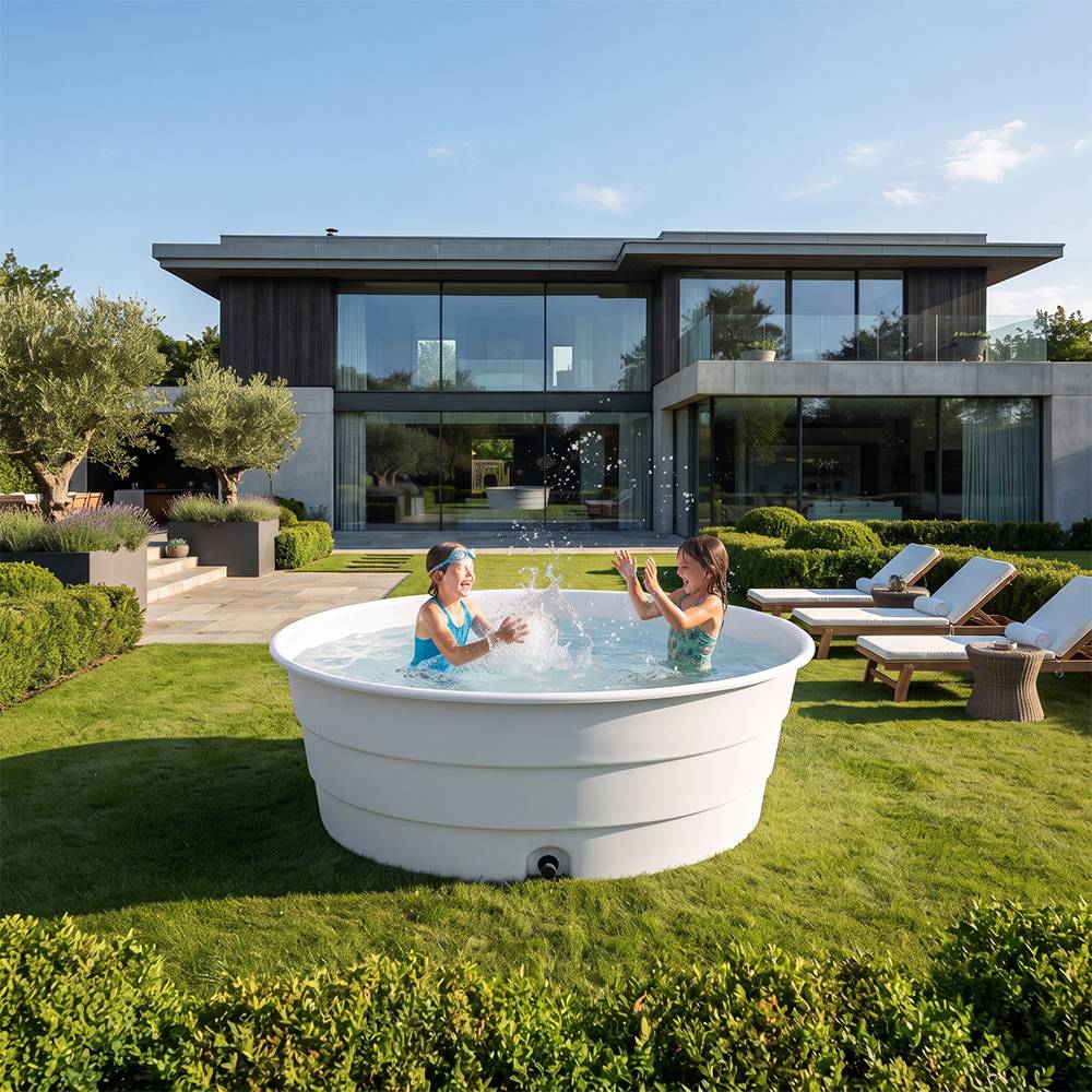 Plast'Up Rotomoulage - Piscine hors-sol 1900l blanche - plast'up rotomoulage - Image 2