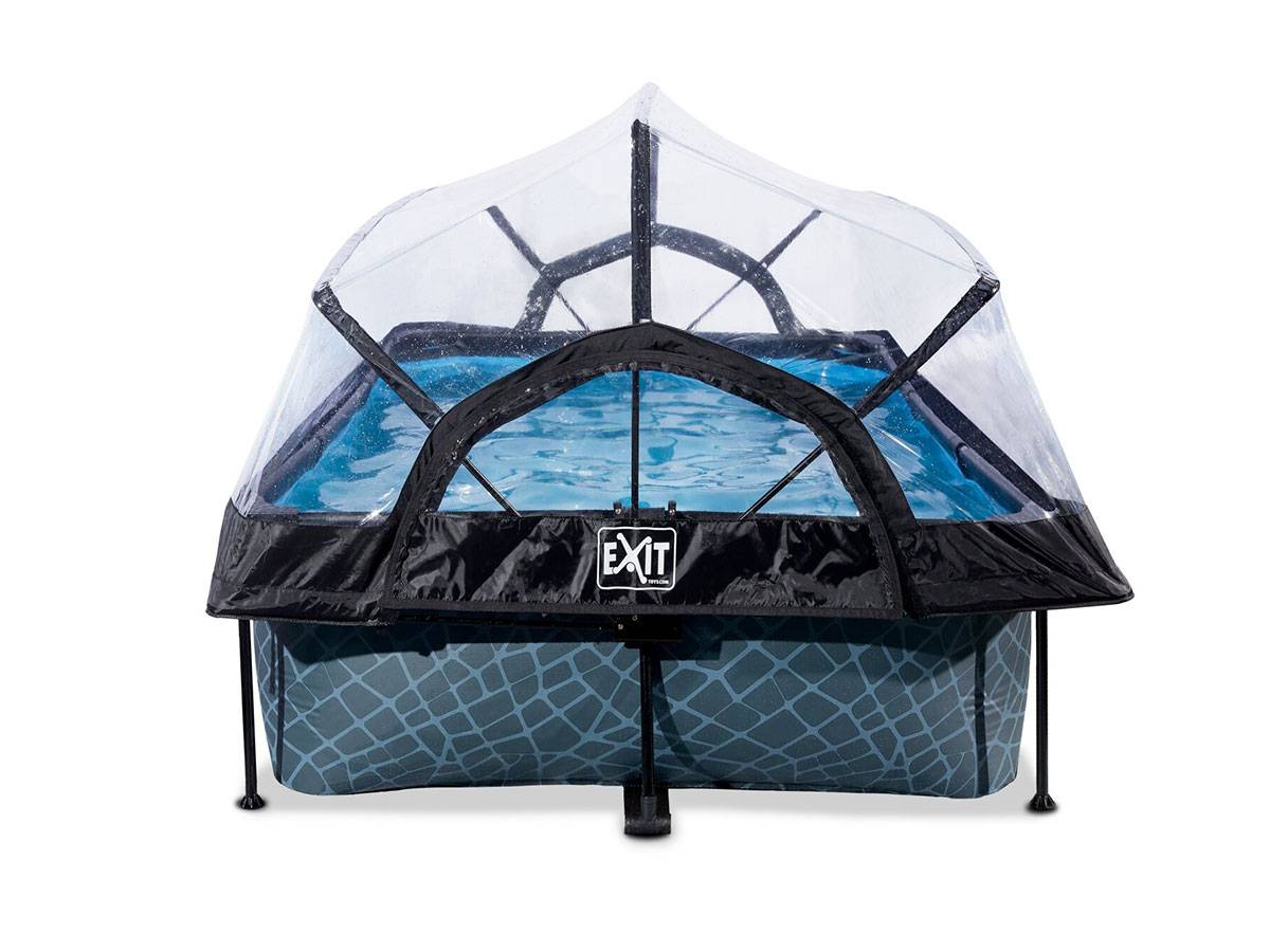 Exit Toys - Piscine tubulaire Stone rectangulaire 2,20 x 1,50 x 0,65 m - Exit Toys - Imagen 5