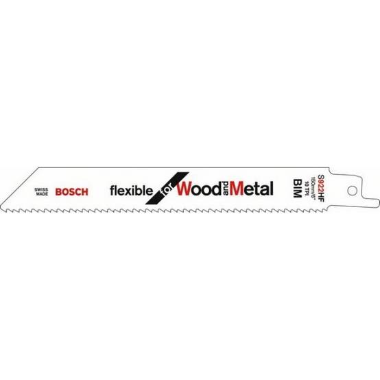 Bosch - Carte de 5 Lames Bois BOSCH avec Métal S922HF Bi-Métal - 2608656016 - Image 1