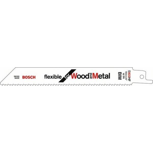 Bosch - Carte de 5 Lames Bois BOSCH avec Métal S922HF Bi-Métal - 2608656016 - Image 1