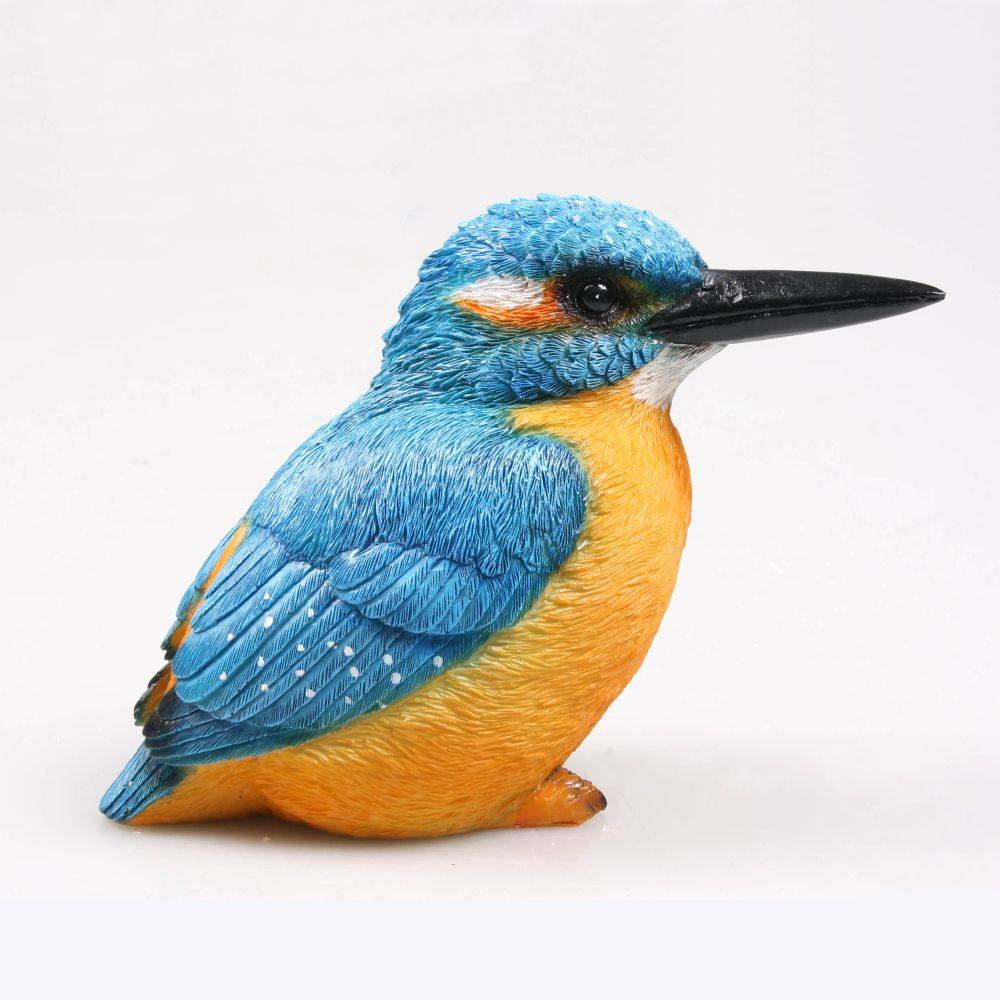 Farmwood Animals - Oiseau martin pêcheur en résine 20 x 9 0x 15 cm - Imagen 3