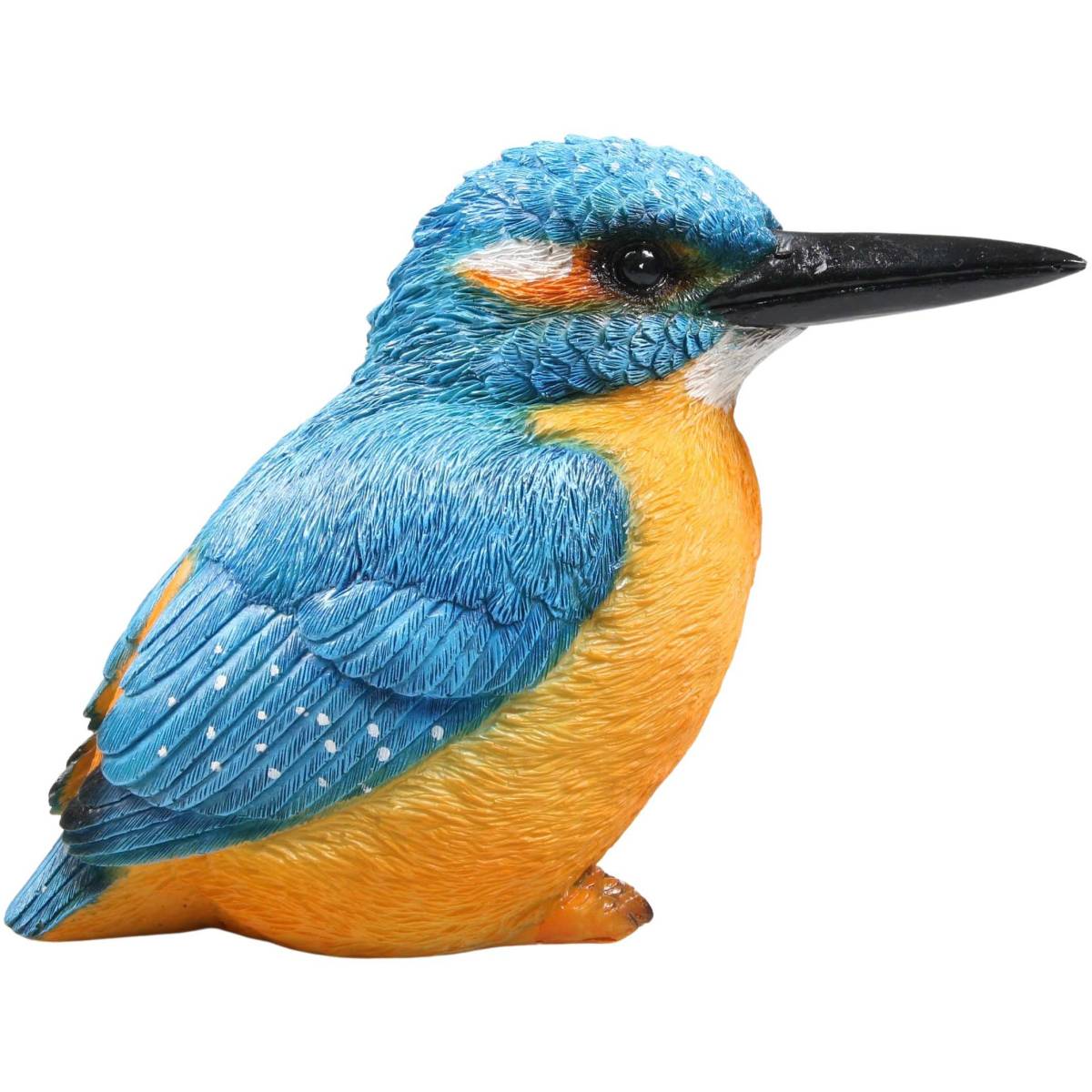Farmwood Animals - Oiseau martin pêcheur en résine 20 x 9 0x 15 cm - Imagen 1