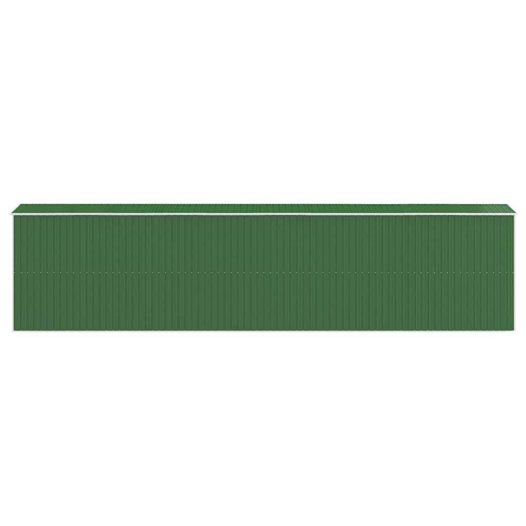 Vidaxl - Abri de jardin Vert 192x855x223 cm Métal galvanisé 16.4m² vidaXL 3147435 - Image 7