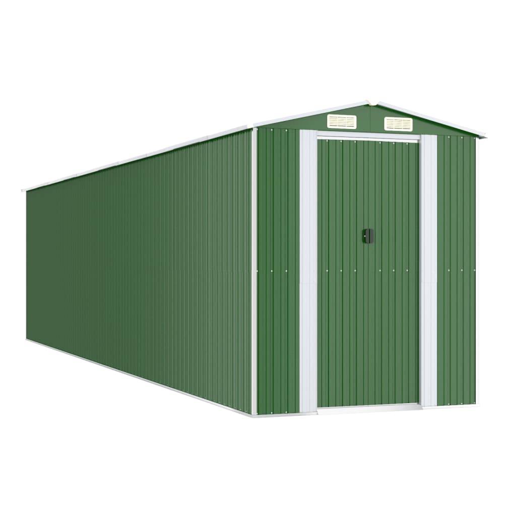 Vidaxl - Abri de jardin Vert 192x855x223 cm Métal galvanisé 16.4m² vidaXL 3147435 - Image 2