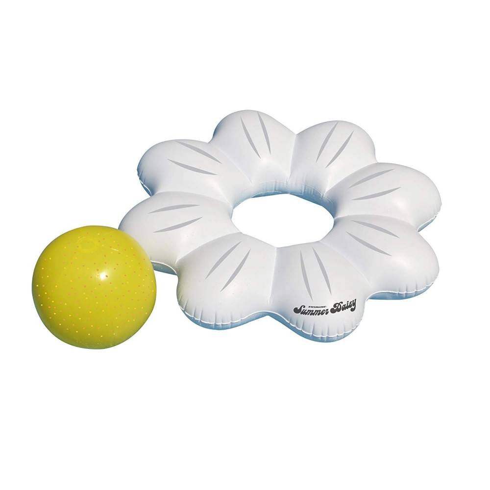 SWIMLINE - Marguerite bouée flottante + ballon pour jeux piscine - Imagen 2