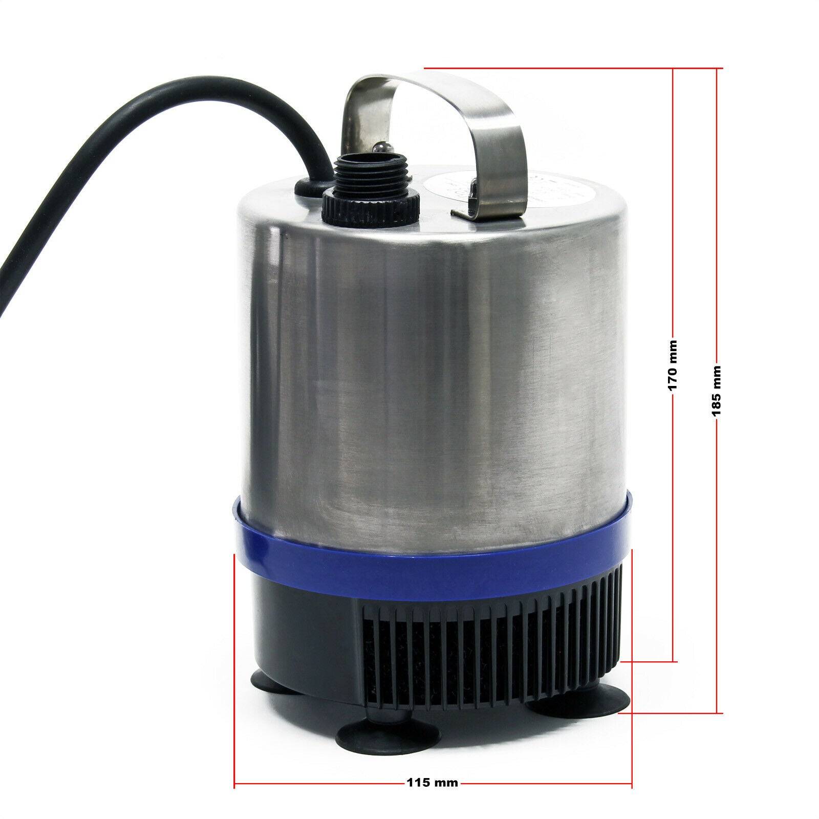 Pompe fontaine en acier inoxydable 50 watts 1750 litres par heure avec 3 accessoires - Image 3
