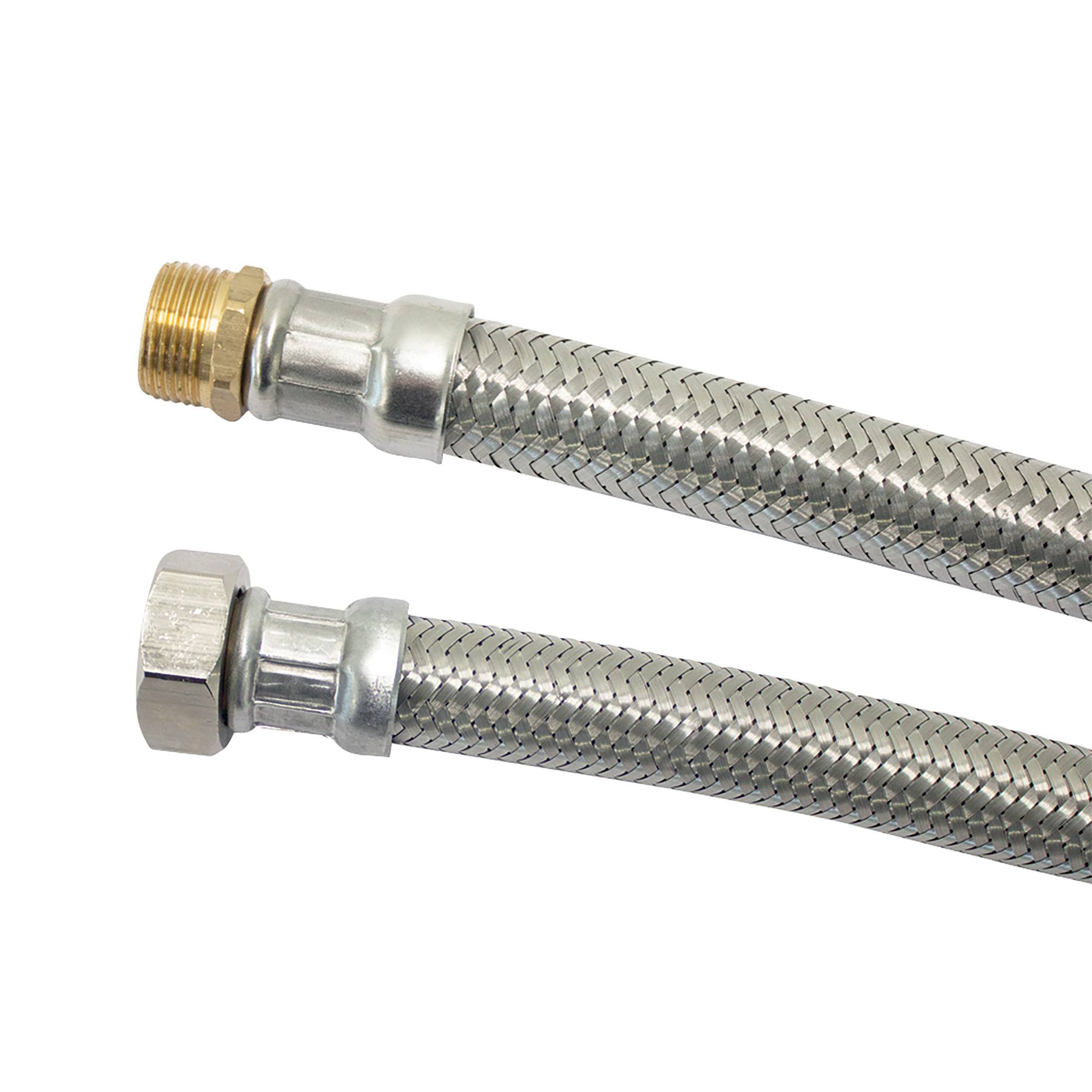 Boutte - Flexible MÂLE-FEMELLE 30 cm BOUTTÉ - Ø13 mm avec filetage MÂLE 20x27 / FEMELLE 20x27