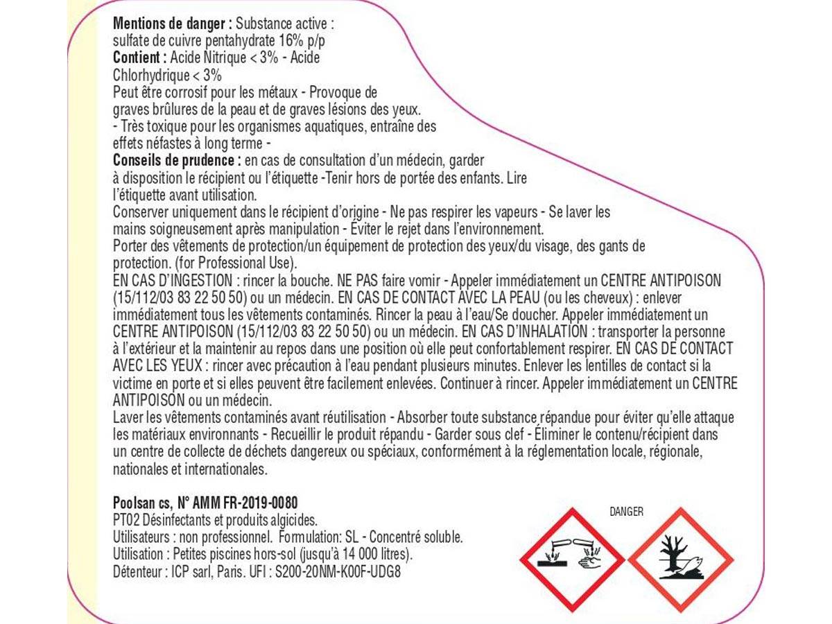 Poolsan - BSI - PooLSan - Kit Sans Chlore pour Désinfection des Petites Piscines Gonflables - Jusqu'à 2 A 3 Mois - Elaboré en Europe - Imagen 7