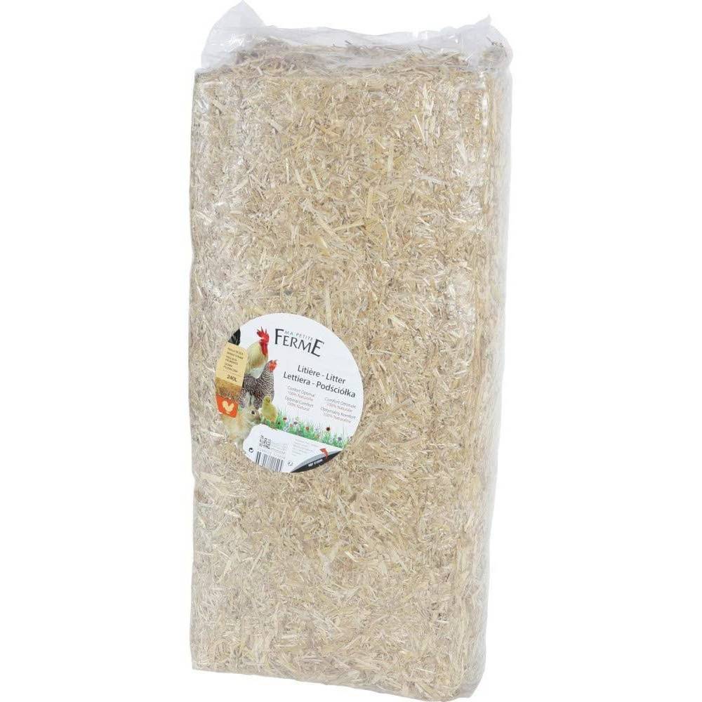 Animallparadise - Paille naturelles 240 litre ( 8 kg) litière animaux basse-cour, - Imagen 2