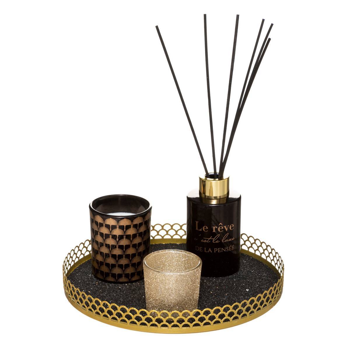 Atmosphera - Coffret senteur plat dorure - Atmosphera Créateur d'intérieur - Image 1