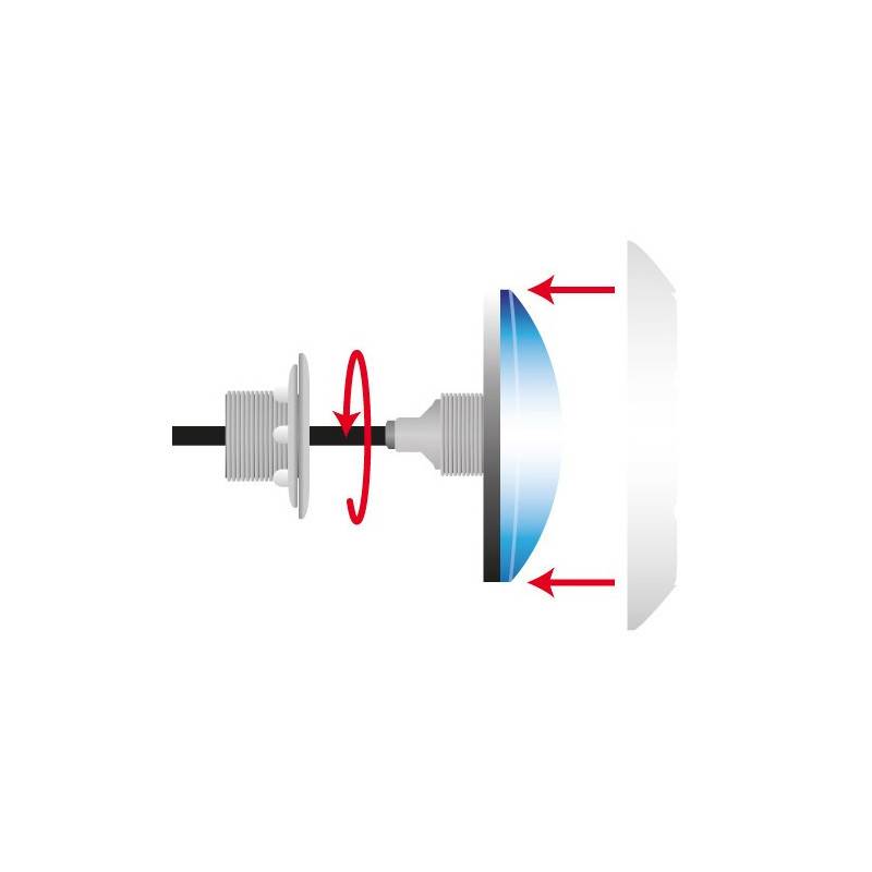 Projecteur CCEI Gaia II GAM20 à visser LED blanchesOptique seul - Imagen 5