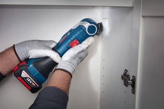 Bosch - Outil oscillant 18V GOP 18V-34 (Sans batteri ni chargeur) + kit accessoires en coffret L-BOXX - BOSCH - 06018G2002 - Image 5