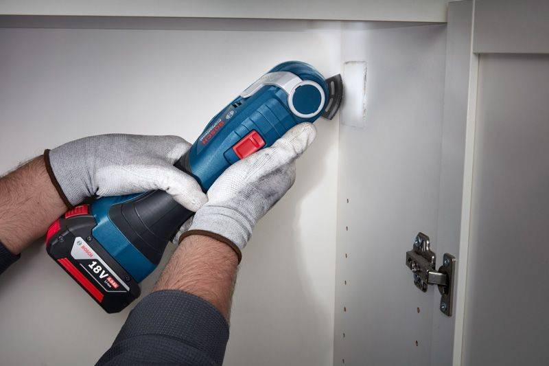 Bosch - Outil oscillant 18V GOP 18V-34 (Sans batteri ni chargeur) + kit accessoires en coffret L-BOXX - BOSCH - 06018G2002 - Image 5