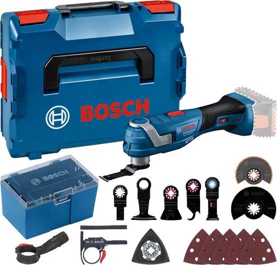 Bosch - Outil oscillant 18V GOP 18V-34 (Sans batteri ni chargeur) + kit accessoires en coffret L-BOXX - BOSCH - 06018G2002 - Image 1
