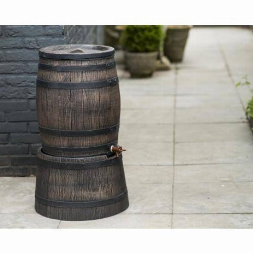 Récupérateur d'eau en forme de barrique - 50L - Image 2