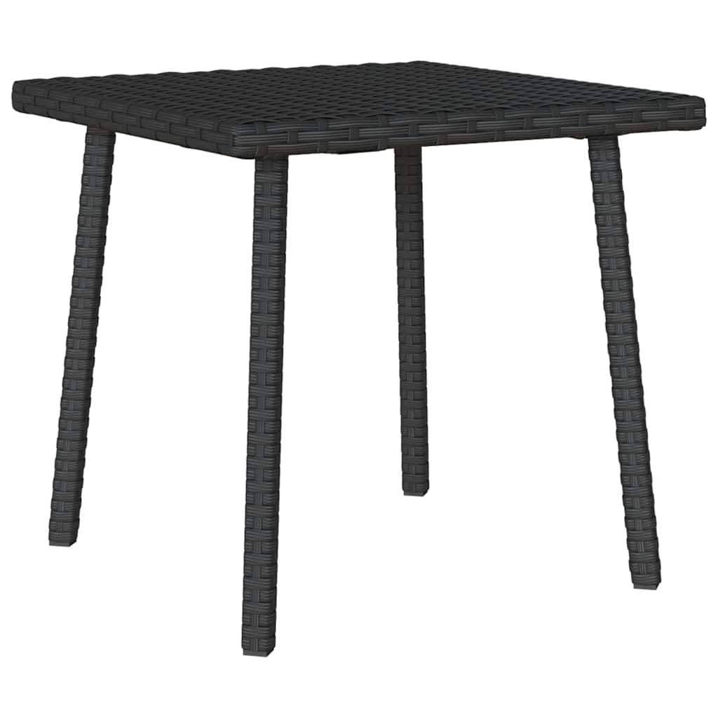 PANGIVO - Table basse de jardin rectangulaire rotin noir 40 x 40 x 37 cm - PANGIVO - Image 6
