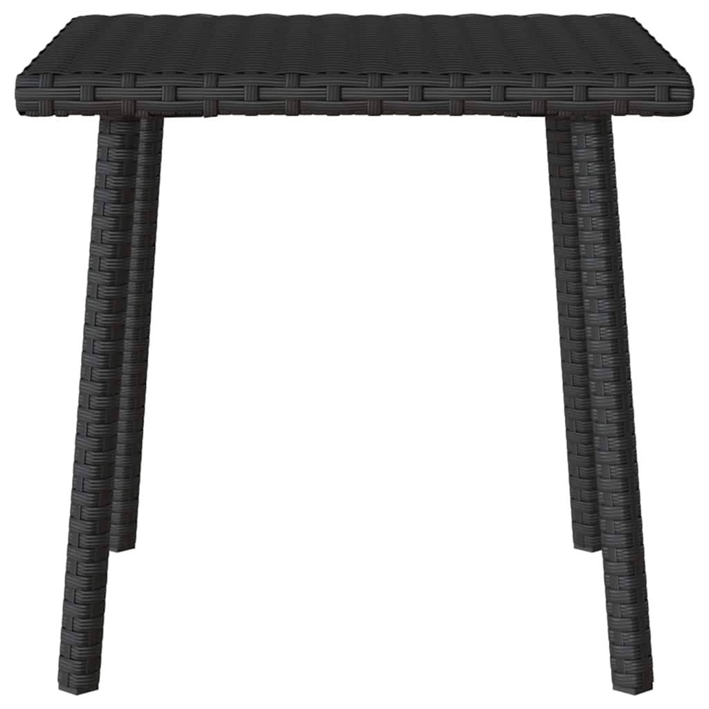 PANGIVO - Table basse de jardin rectangulaire rotin noir 40 x 40 x 37 cm - PANGIVO - Image 4
