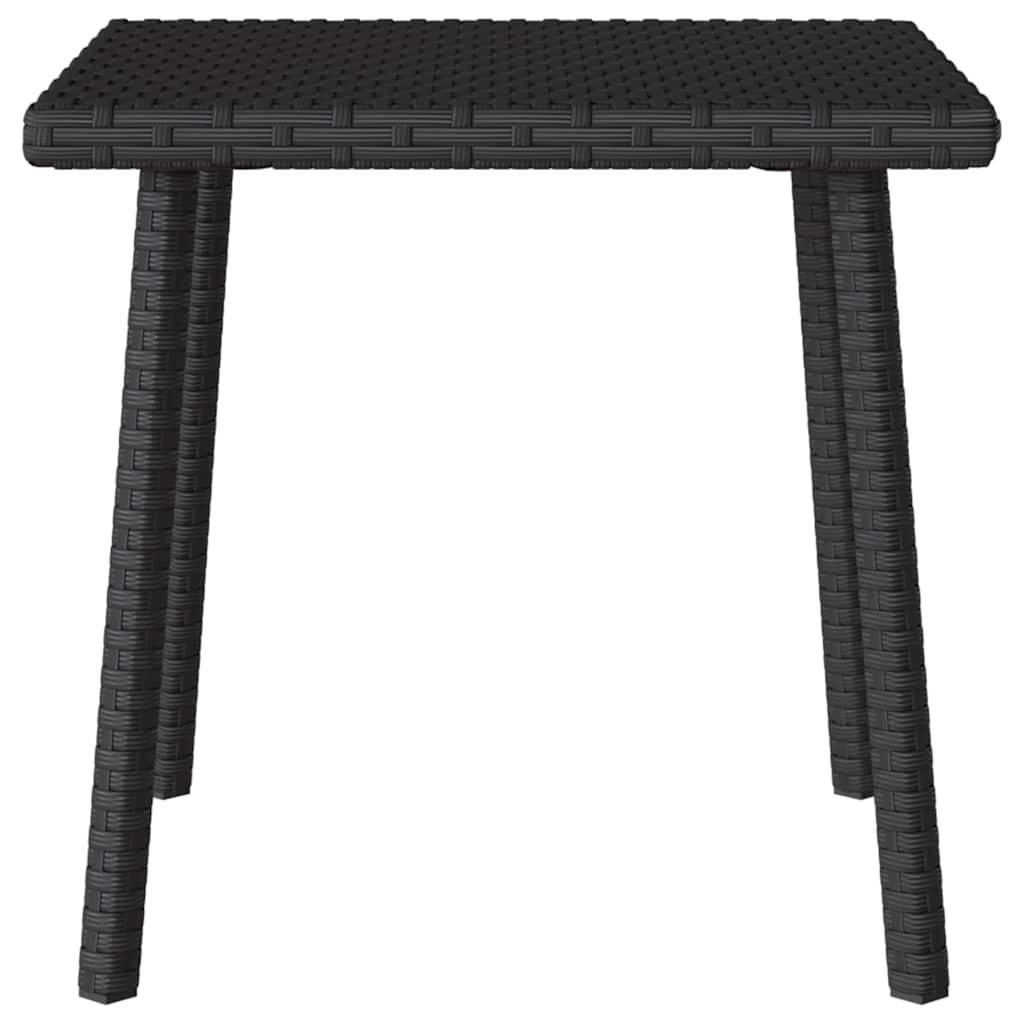 PANGIVO - Table basse de jardin rectangulaire rotin noir 40 x 40 x 37 cm - PANGIVO - Image 5