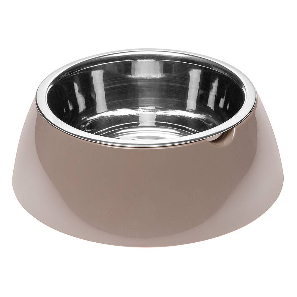 Ferplast - Ferplast Gamelle pour chien Gamelle pour chat Jolie - Gamelles pour eau et nourriture en acier inoxydable avec support en plastique, antidérapant, - Imagen 1