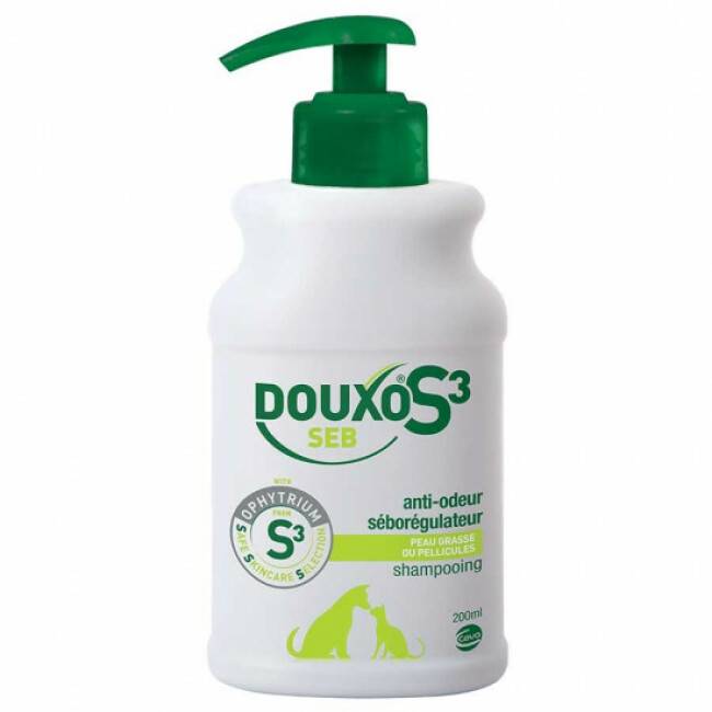 Shampooing Douxo S3 Séborrhée pour chien et chat Flacon 200 ml
