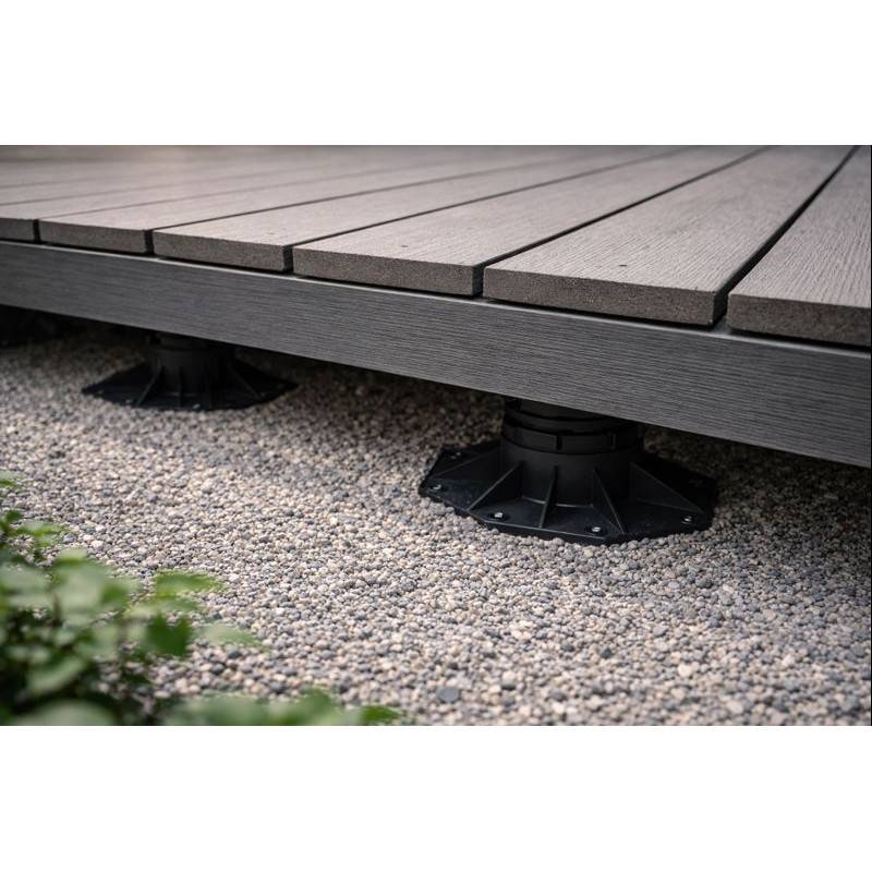 Lot de 20 plots 30-60 mm pour terrasse bois et composite - Coloris - Noir, Unités - 20 plots - Image 4