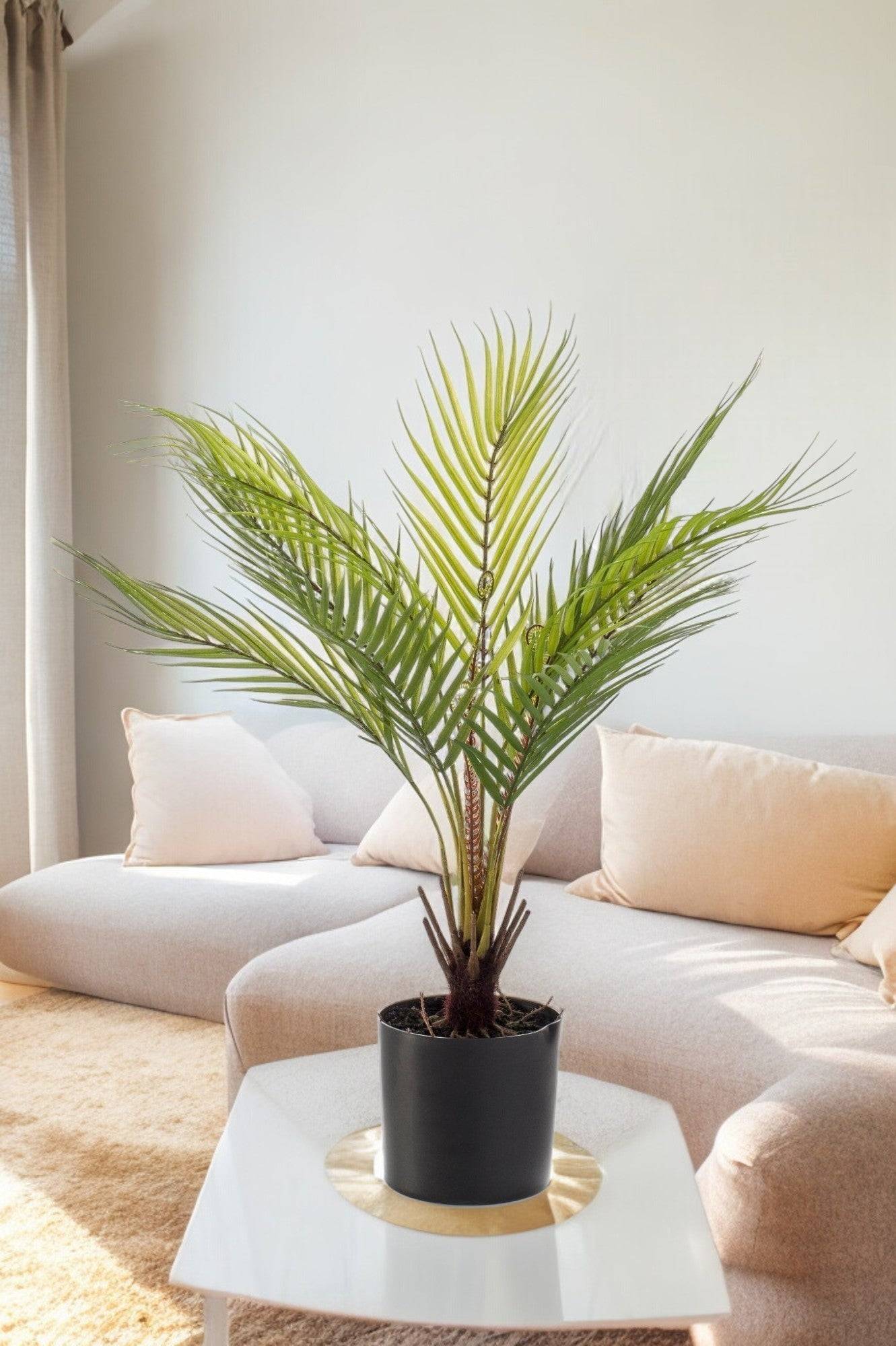 La Green Touch - Chamaedorea artificiel - h50cm, Ø15cm- La Green Touch - Imagen 1