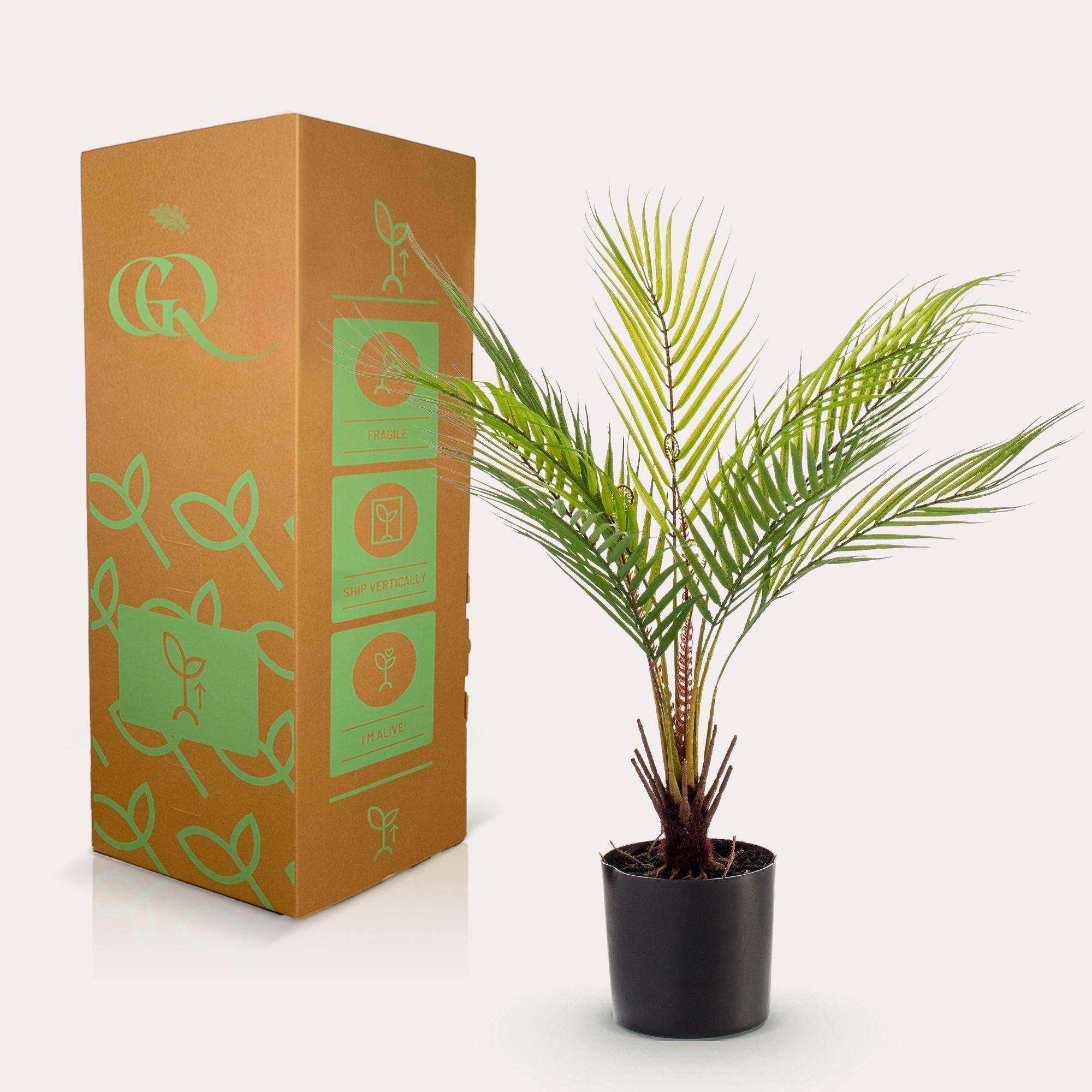 La Green Touch - Chamaedorea artificiel - h50cm, Ø15cm- La Green Touch - Imagen 4