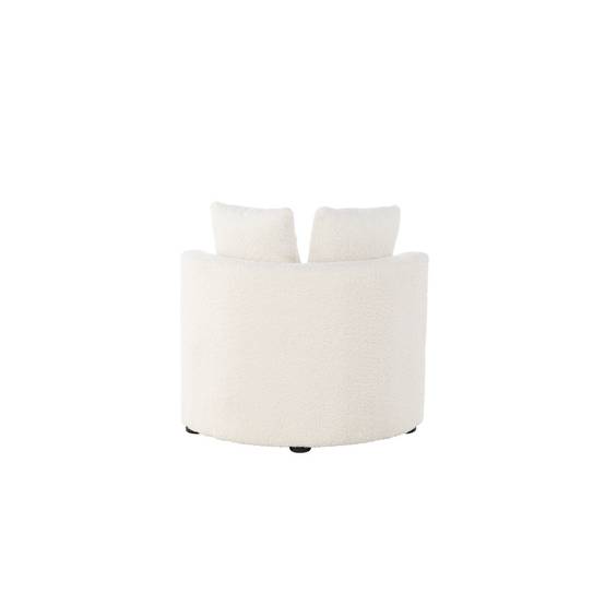 Fauteuil Enfant en Bouclette "Kelso" 59cm Blanc - Image 9