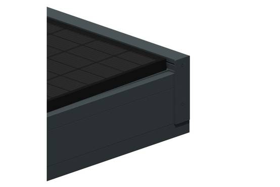 Ombrazur - Pergola solaire ACTIVE Gris anthracite 3,496x3,999m - Imagen 5