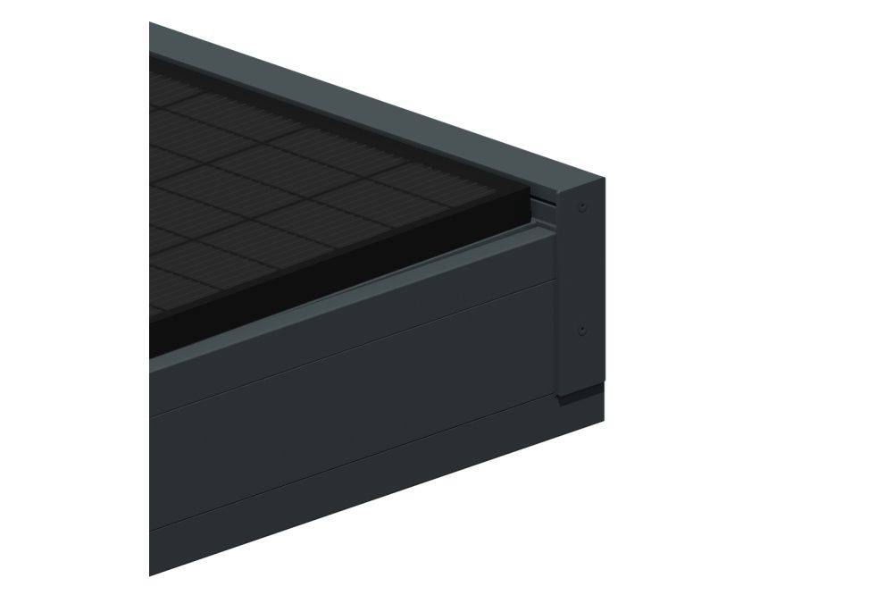 Ombrazur - Pergola solaire ACTIVE Gris anthracite 3,496x3,999m - Imagen 5