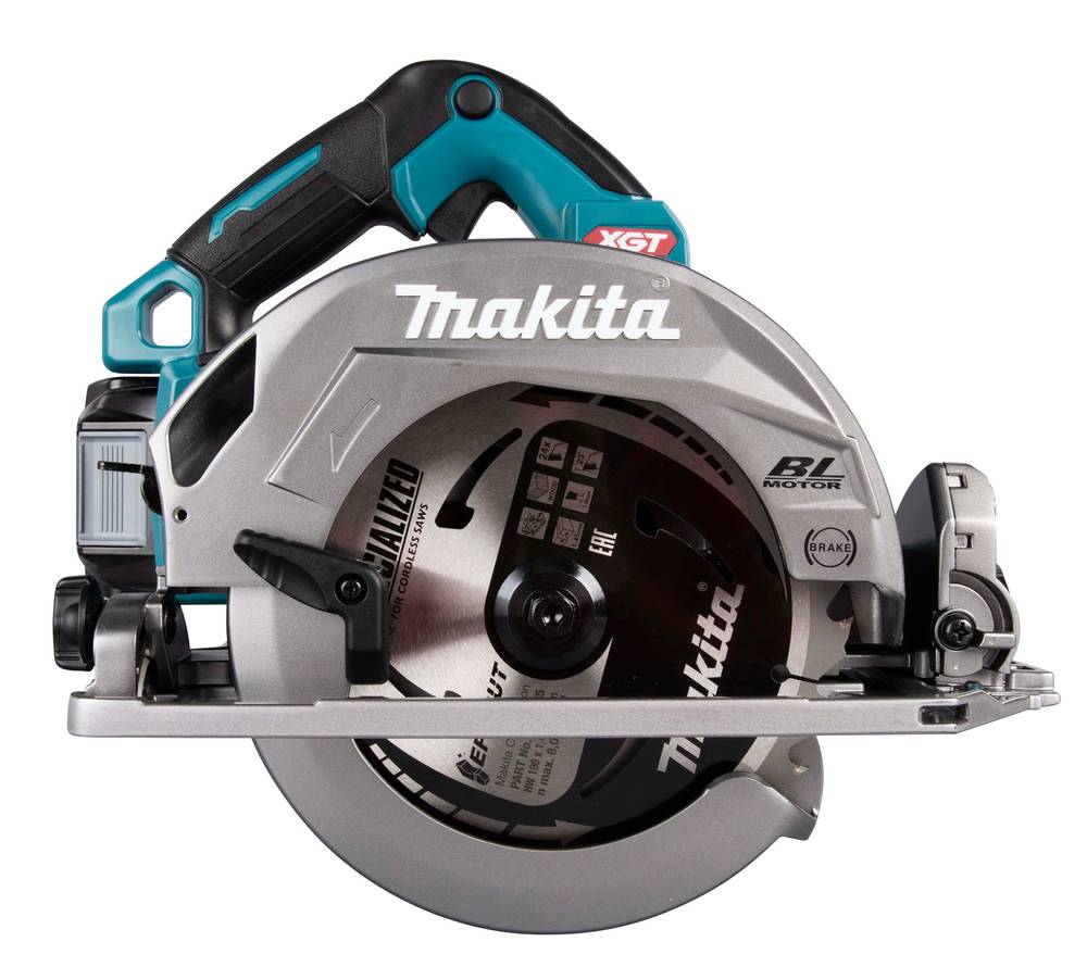Scie circulaire 40V XGT Ø190 mm Bluetooth - MAKITA - avec 2 batteries 40V 4.0Ah - chargeur - MakPack - HS004GM202 - Image 3
