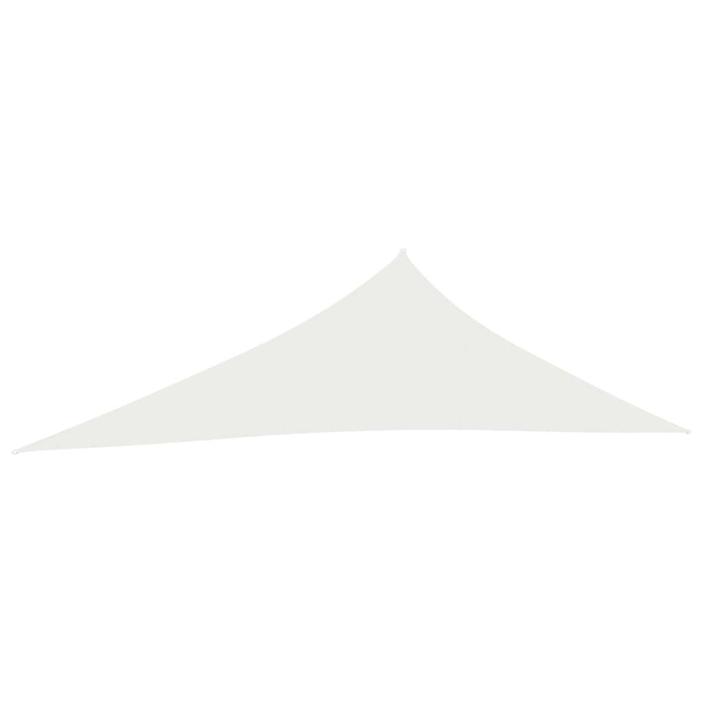 Helloshop26 - Voile toile d'ombrage parasol 160 g/m² PEHD 3 x 4 x 5 m blanc - Imagen 2