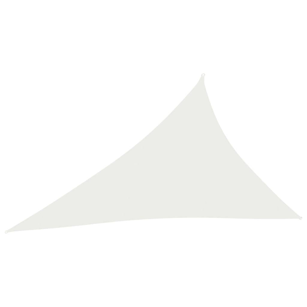 Helloshop26 - Voile toile d'ombrage parasol 160 g/m² PEHD 3 x 4 x 5 m blanc - Imagen 1
