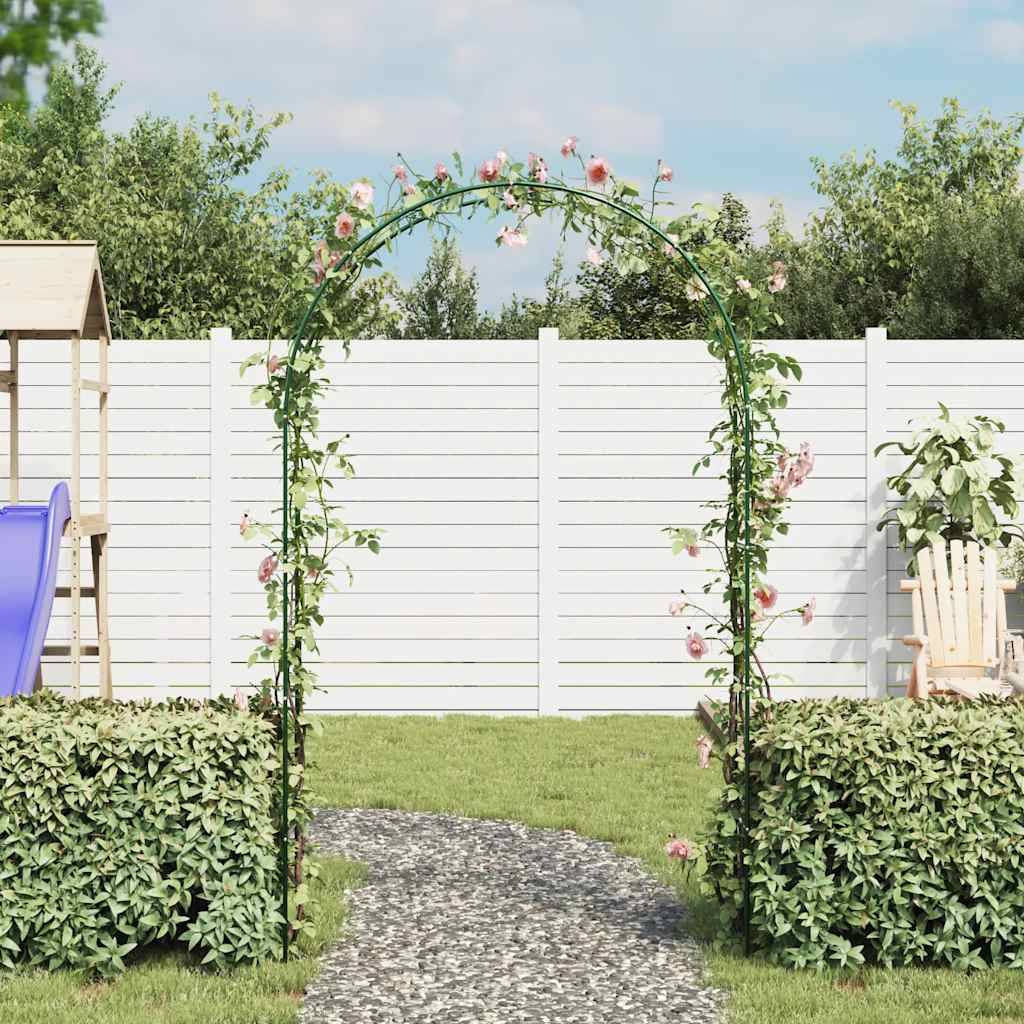 Lot 2 Arches de Jardin Fer pour Rosiers et Vignes Support Robuste Vert - ComfortXL Outdoor Living - Image 3