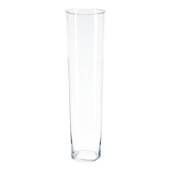 Vase Design "Conique" 70cm Transparent - Image 1