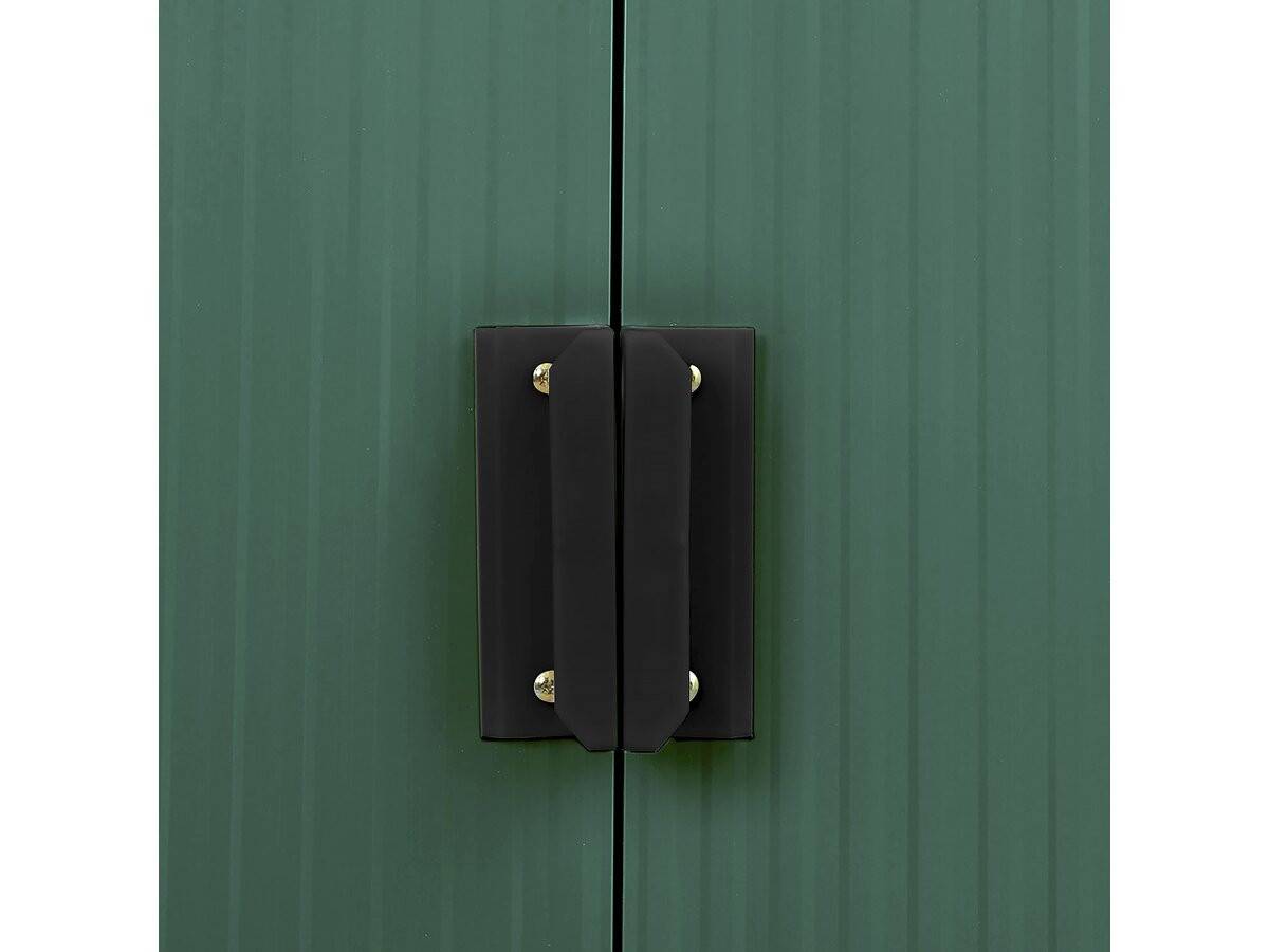 Habitat Et Jardin - Abri De Jardin Métal - "rosas " - 2.71 M² Avec Panneaux Solaires - Vert -habitat Et Jardin - Imagen 6